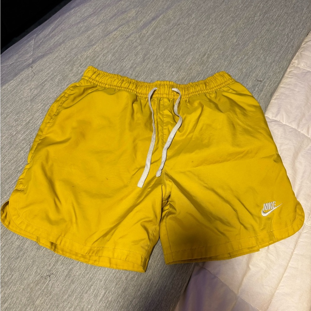 Nike Bright Yellow Mesh Shorts